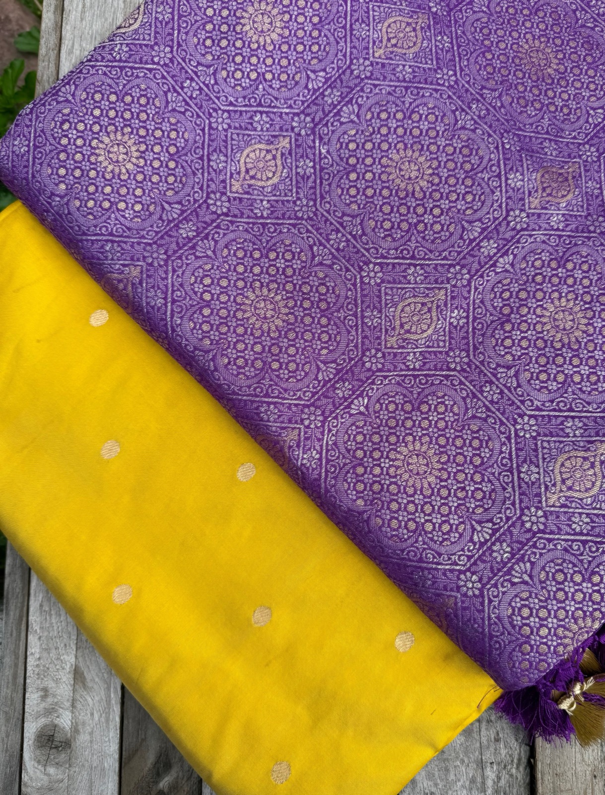 Katan Silk with Pure Munga Silk Duputta